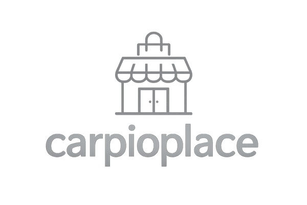 logo de tienda que diga carpioplace
